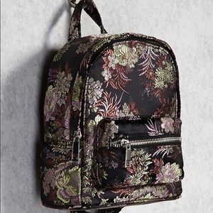 Silk Floral Mini Backpack